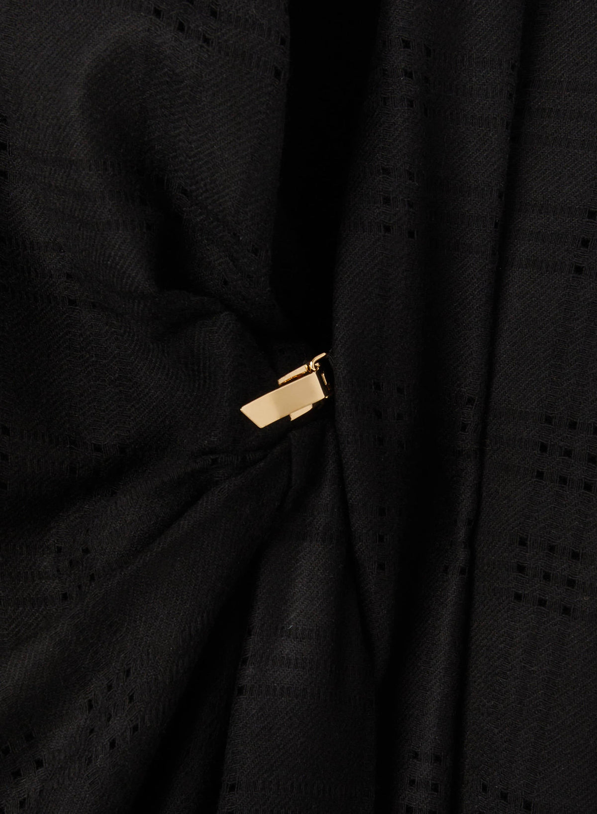 BLACK SUPERLIGHT CASHMERE VEST DRESS