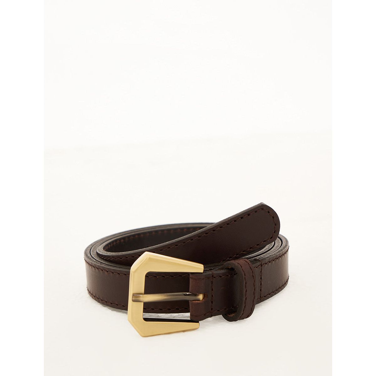 1qty NEW  / Ceinture Augustine en cuir -  Brown