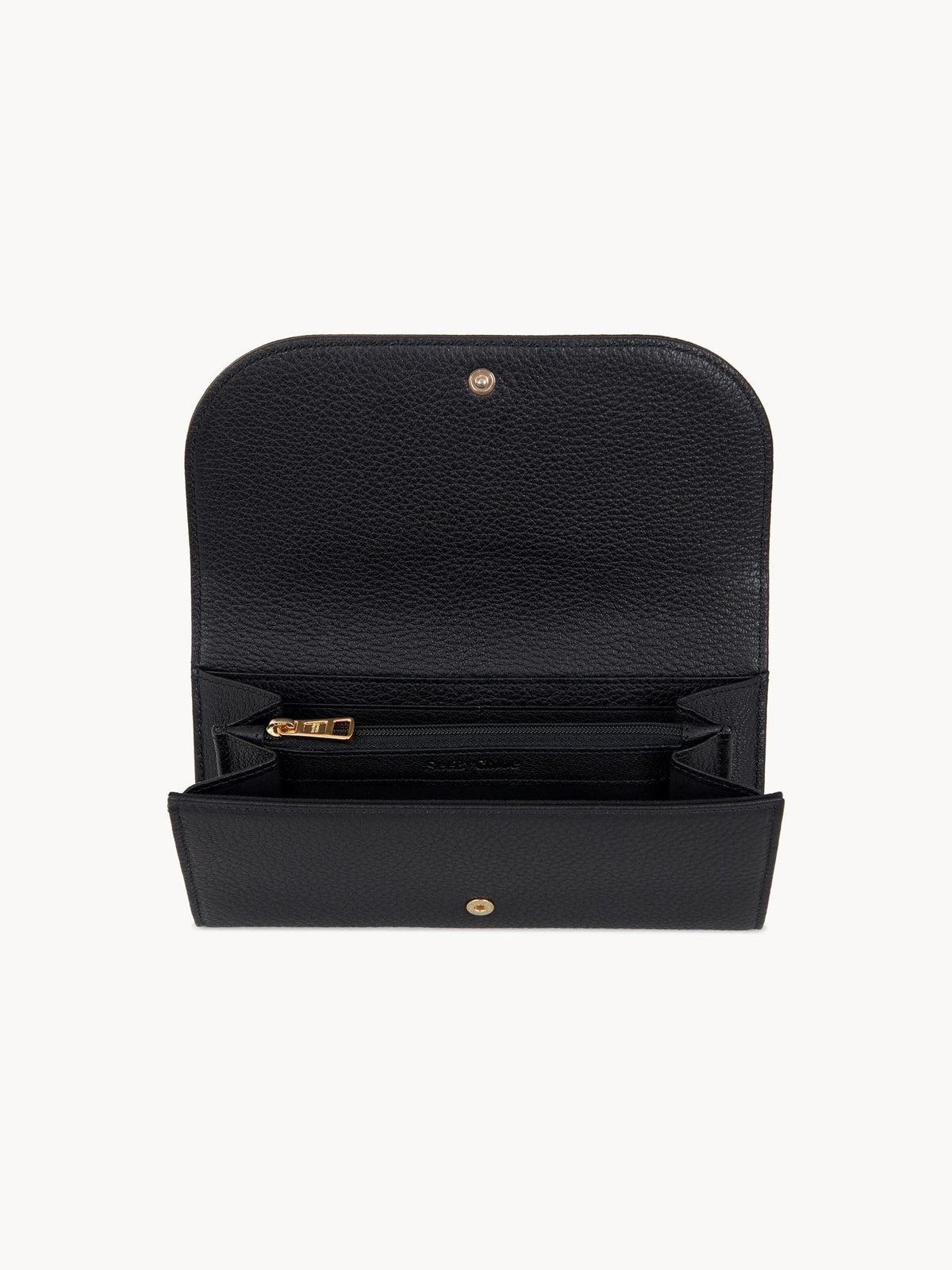 BASEPLUS_Black LONG PORTEFEUILLE A - Black