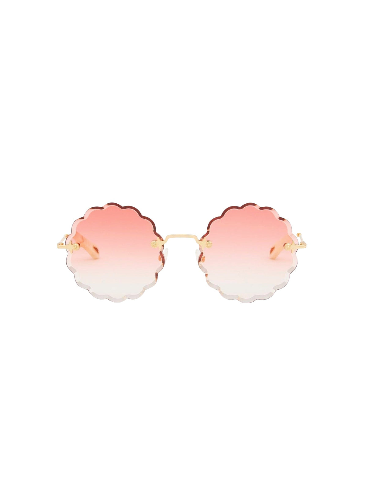 Gold & Coral SUNGLASSES - Gold & Coral