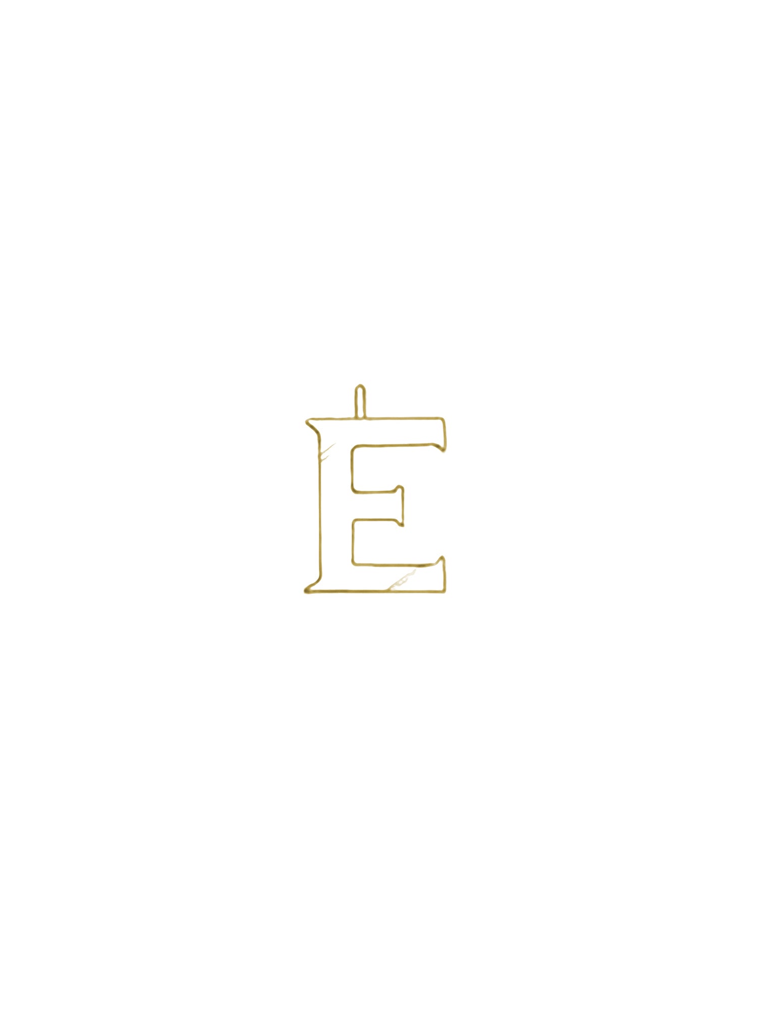 Charms Names en laiton - Gold Color