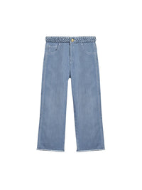 BASEPLUS_Denim Blue TROUSERS - Denim Blue