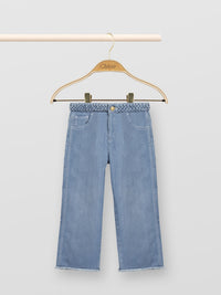 BASEPLUS_Denim Blue TROUSERS - Denim Blue