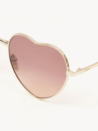Lunettes de soleil Milane - Orange rouge