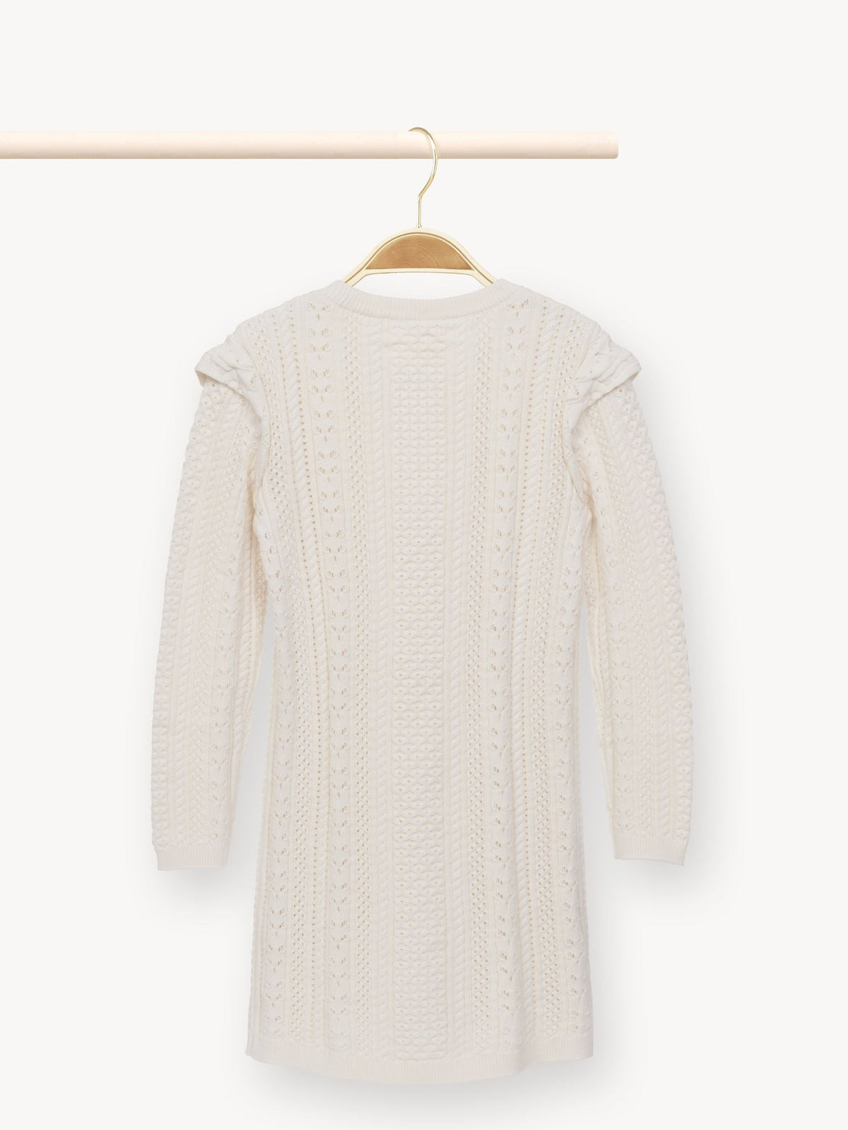 BASEPLUS_Beige Ivory DRESS - Beige Ivory