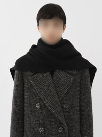 Black STOLE SCARF - Black