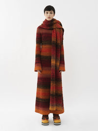 Sunset Orange STOLE SCARF - Sunset Orange