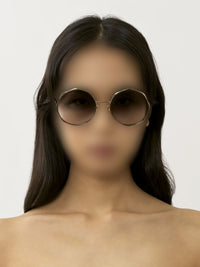 Gold & Gradient Grey SUNGLASSES - Gold & Gradient Grey