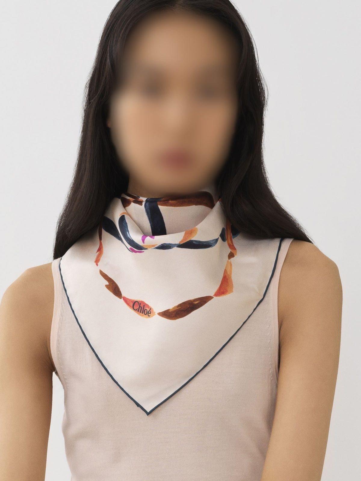 Iconic Milk CARRE SCARF - Iconic Milk