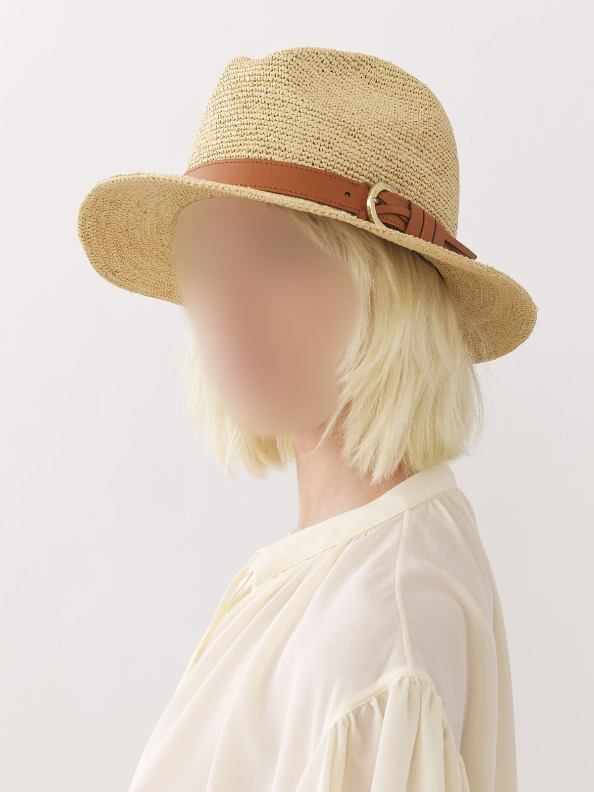 BASEPLUS_Straw Beige HAT AND BONNET - Straw Beige