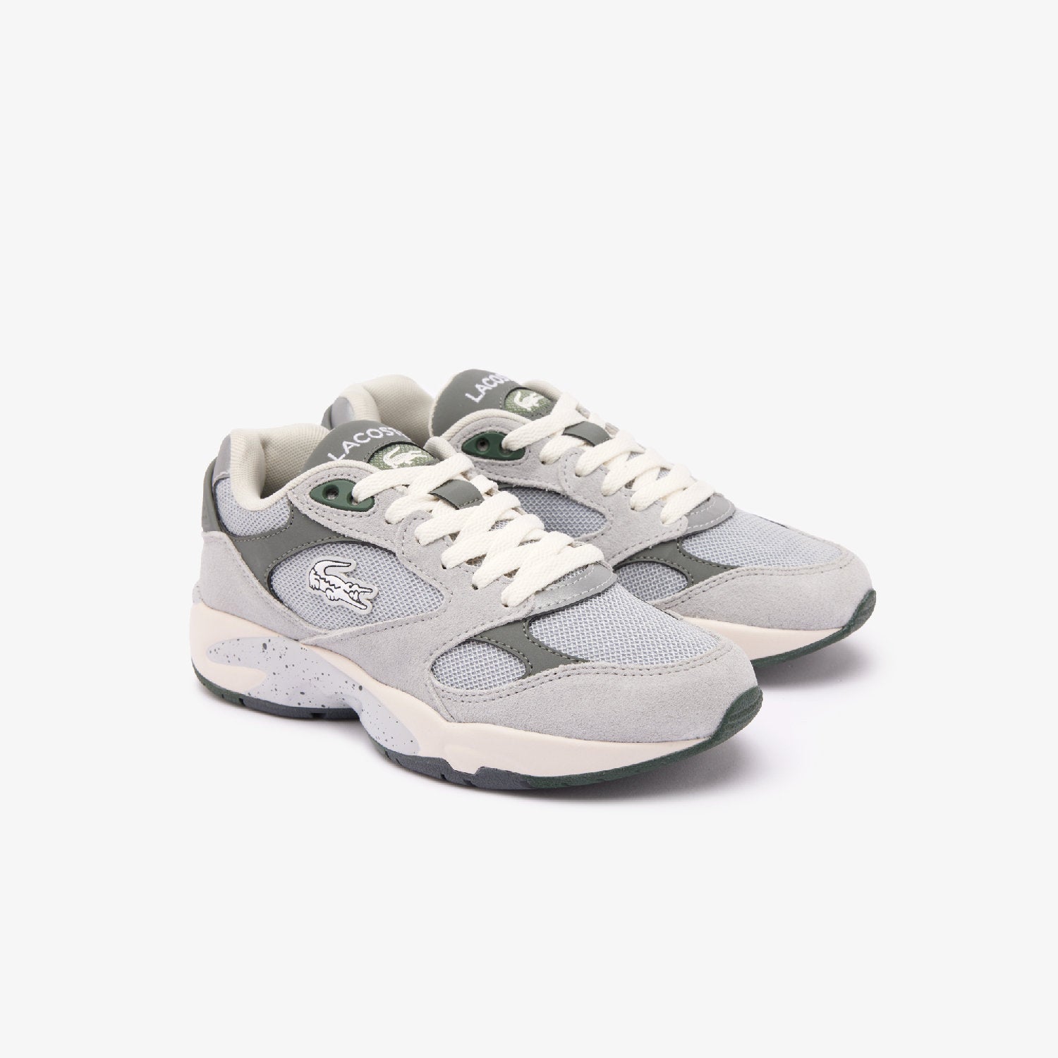 Storm 96 Vintage leather sneakers - Light Grey