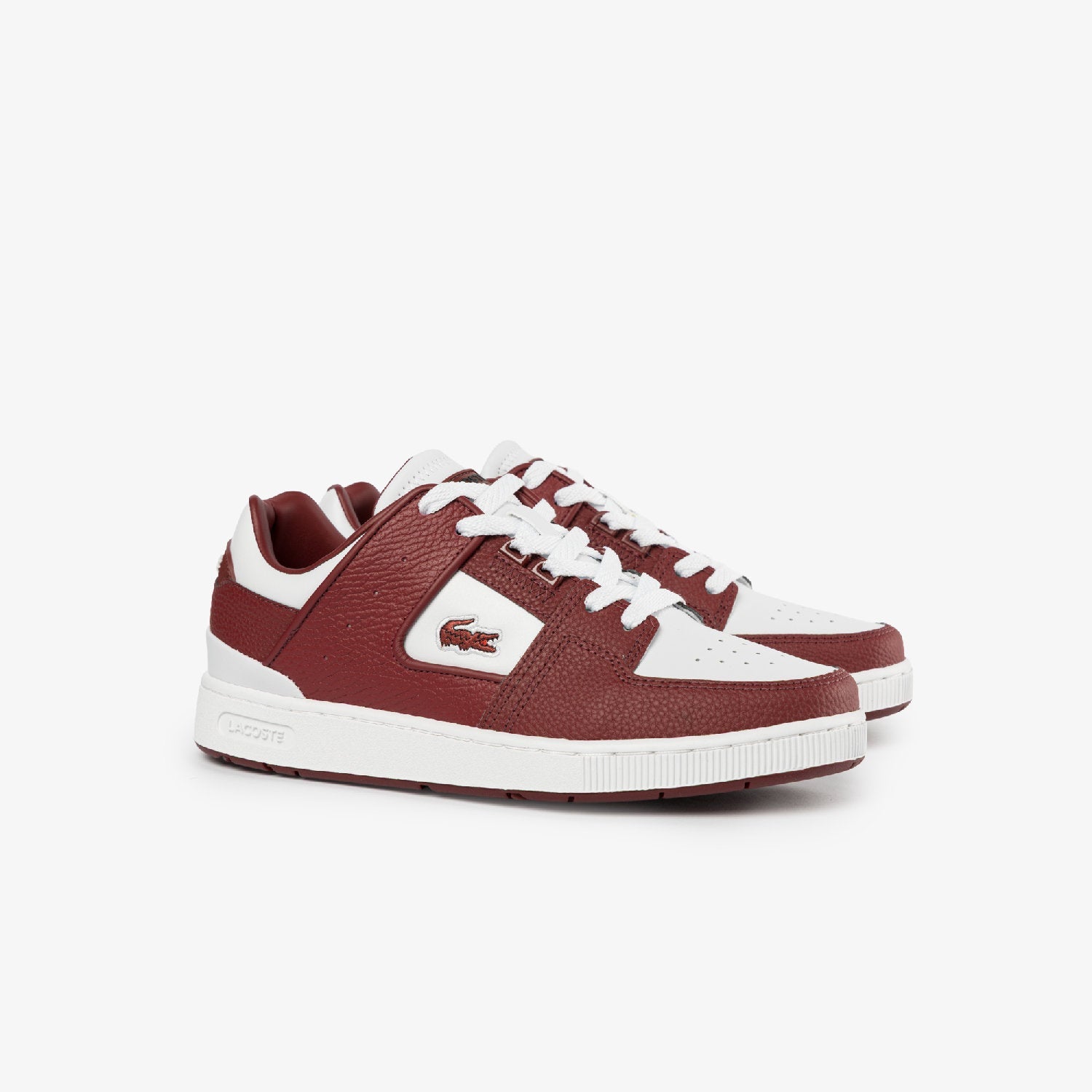 Sneakers Court Cage en cuir - White & Burgundy