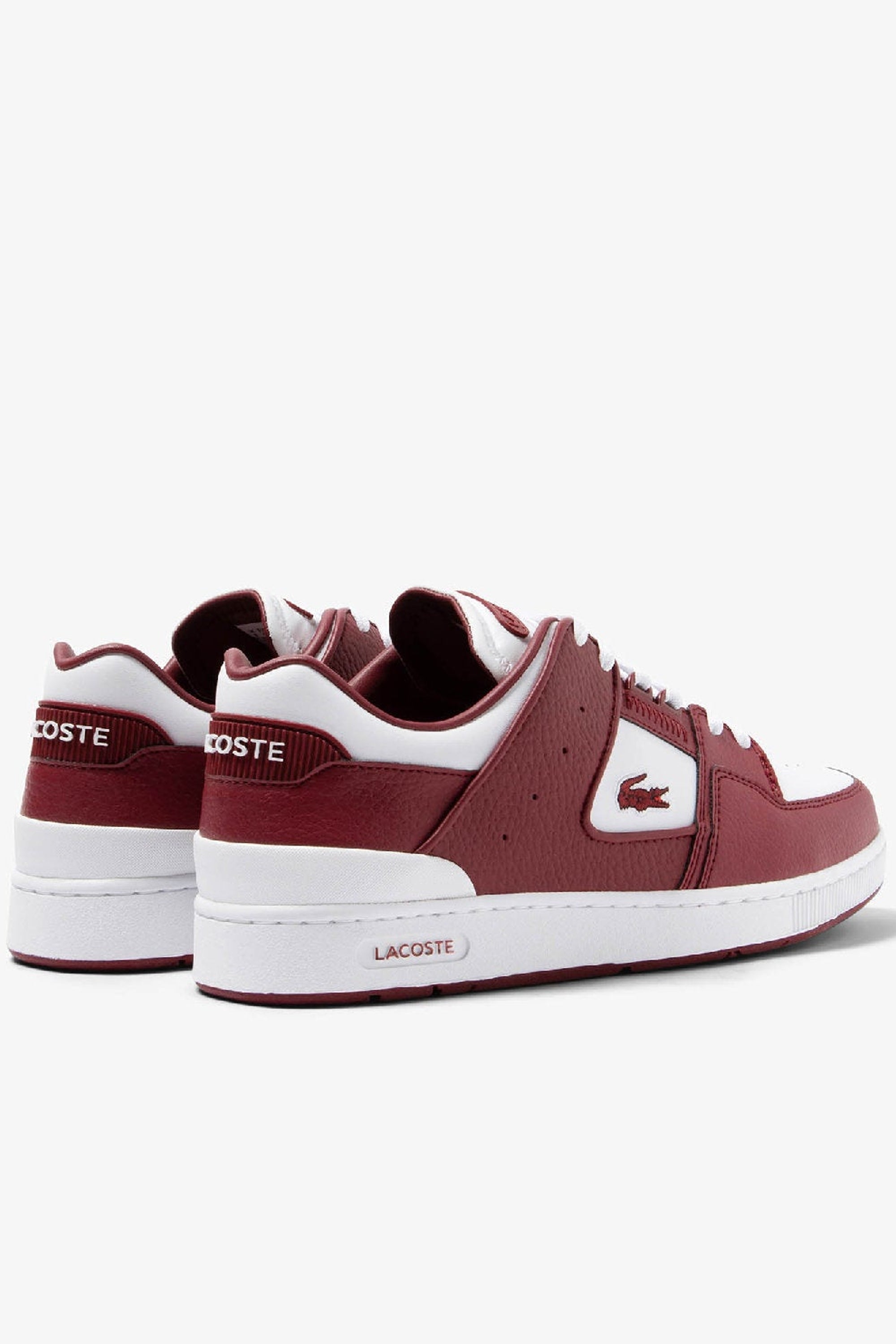 Sneakers Court Cage en cuir - White & Burgundy