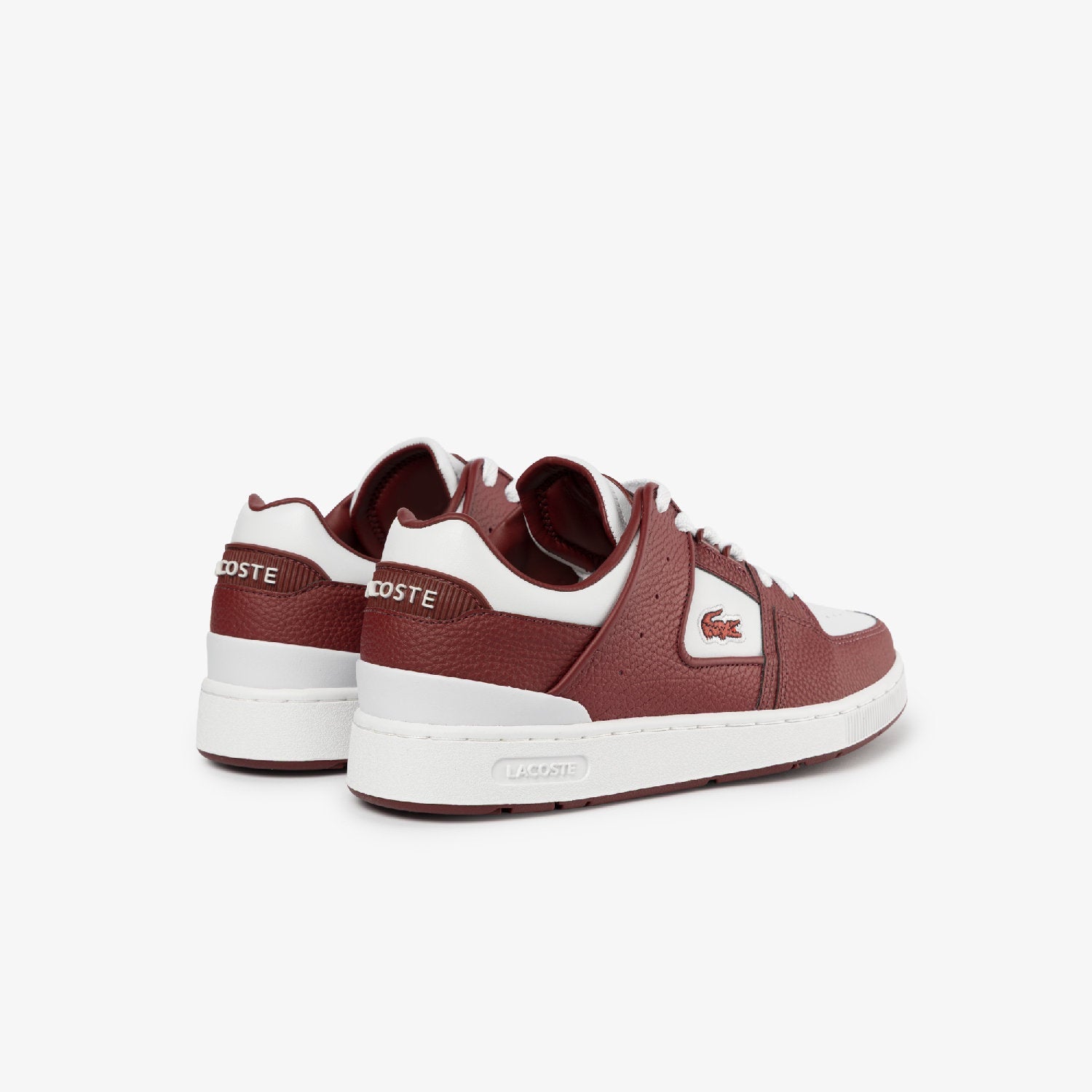 Sneakers Court Cage en cuir - White & Burgundy