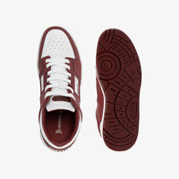 Sneakers Court Cage en cuir - White & Burgundy