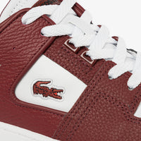Sneakers Court Cage en cuir - White & Burgundy