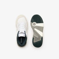 Sneakers Lineshot en cuir - White & Dark Green