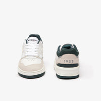 Sneakers Lineshot en cuir - White & Dark Green