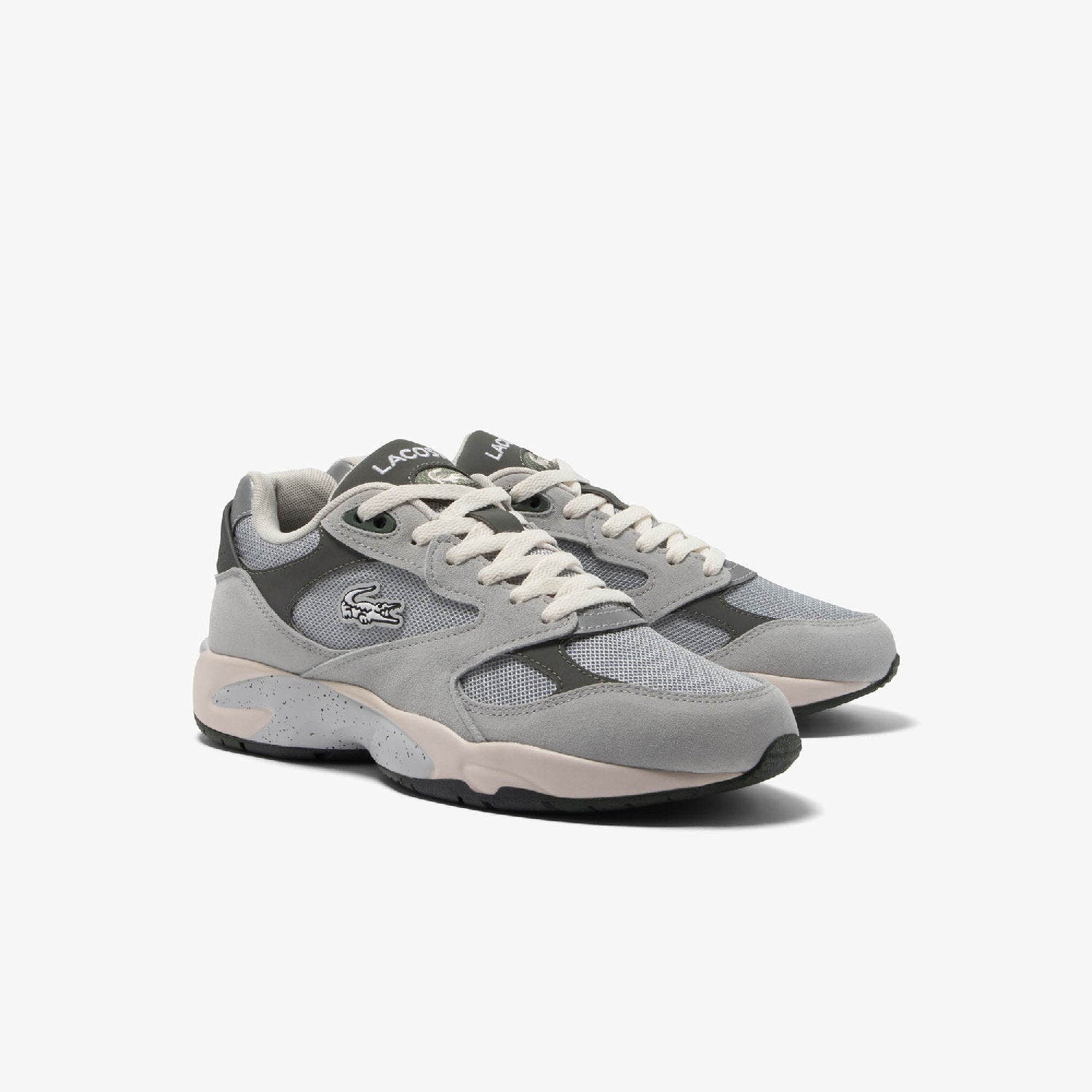 Storm 96 Vintage leather sneakers - Light Grey