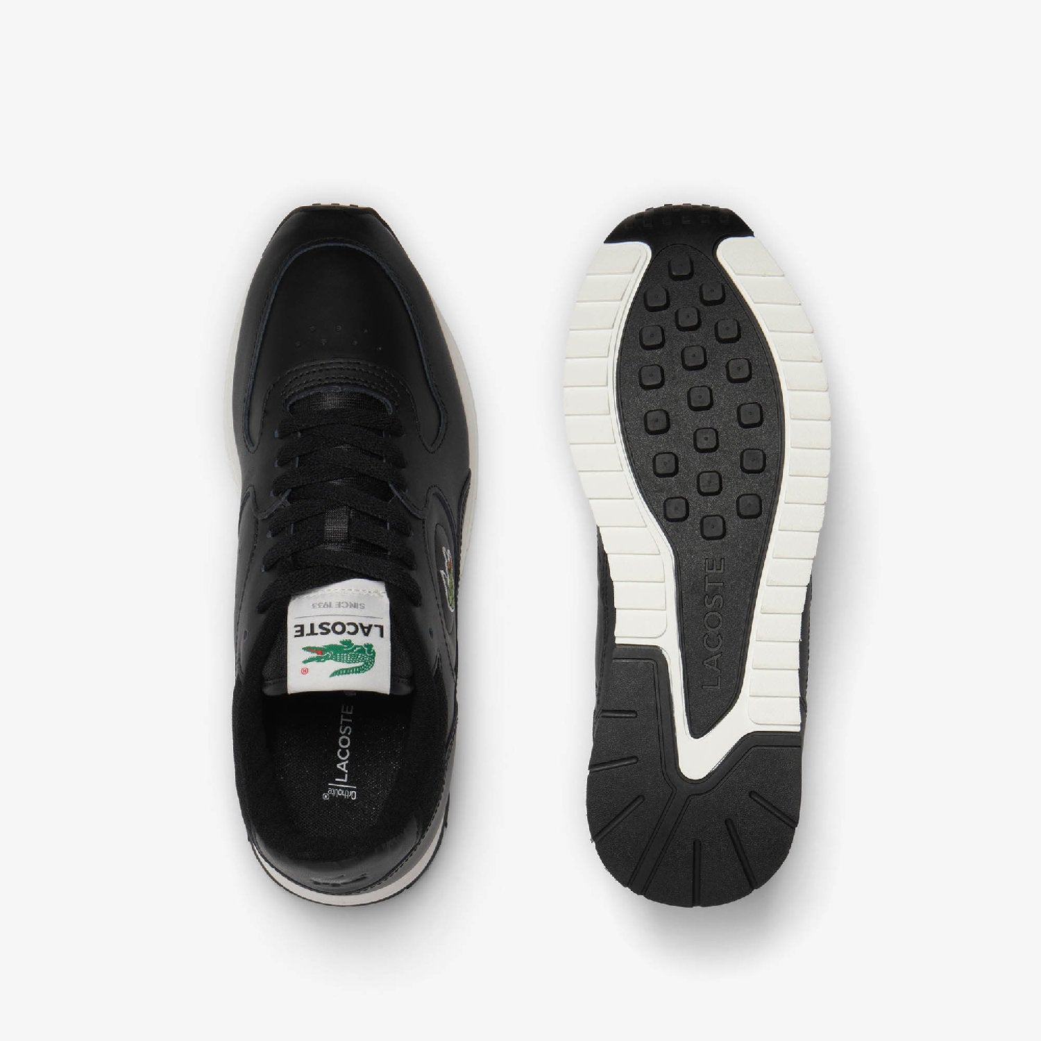 Sneakers Linetrack en cuir - Black & Off White