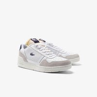 Sneakers T-Clipavec détails en cuir - White & Navy