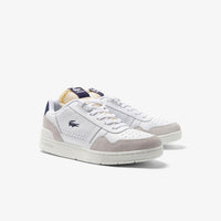 Sneakers T-Clipavec détails en cuir - White & Navy