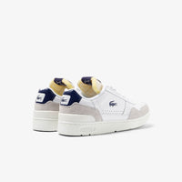 Sneakers T-Clipavec détails en cuir - White & Navy