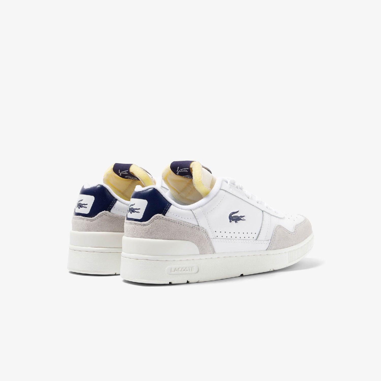Sneakers T-Clipavec détails en cuir - White & Navy