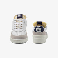 Sneakers T-Clipavec détails en cuir - White & Navy