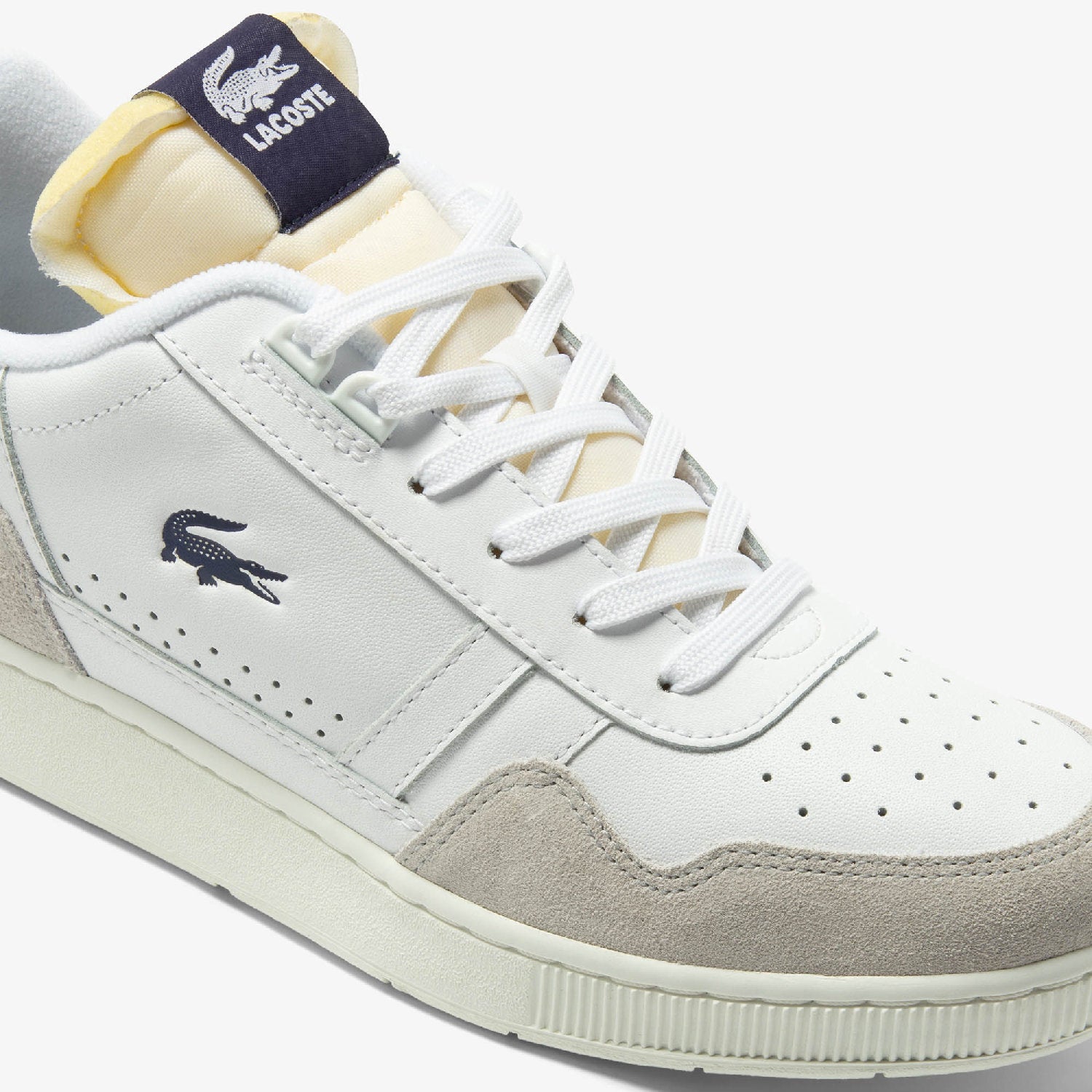 Sneakers T-Clipavec détails en cuir - White & Navy