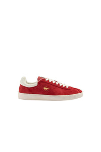 Sneakers Baseshot velours en cuir - Red & Off White