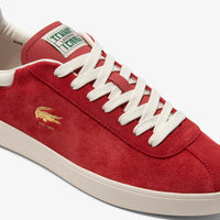 Sneakers Baseshot velours en cuir - Red & Off White