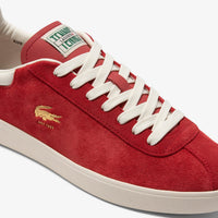 Sneakers Baseshot velours en cuir - Red & Off White