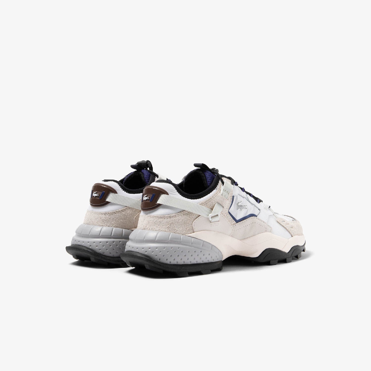 Sneakers L-Guard Breaker en daim - White & Navy