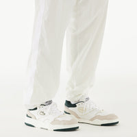 Lineshot sneakers in leather - White & Dark Green