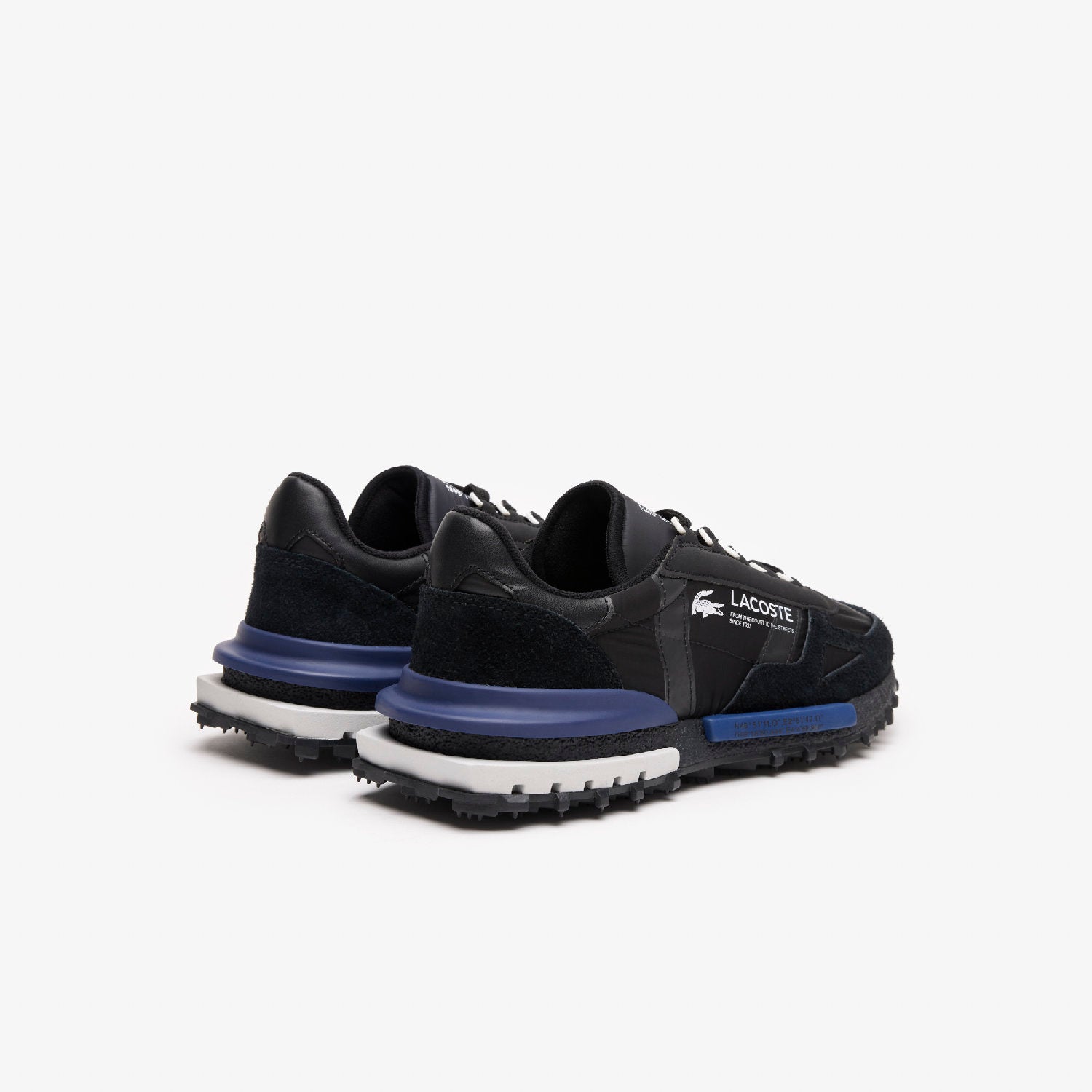 Elite Active leather sneakers - Black & Navy