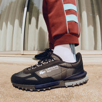 Sneakers Elite Active en cuir - Black & Navy