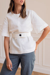 Top Le Magritte - Blanc