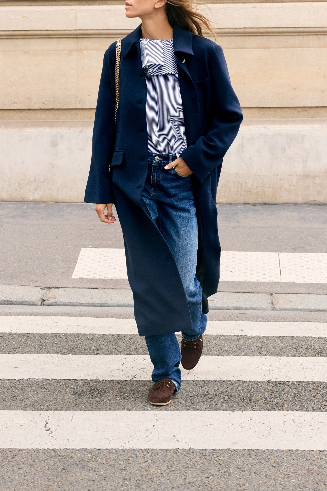 Manteau Le Jourdan - Bleu Marine
