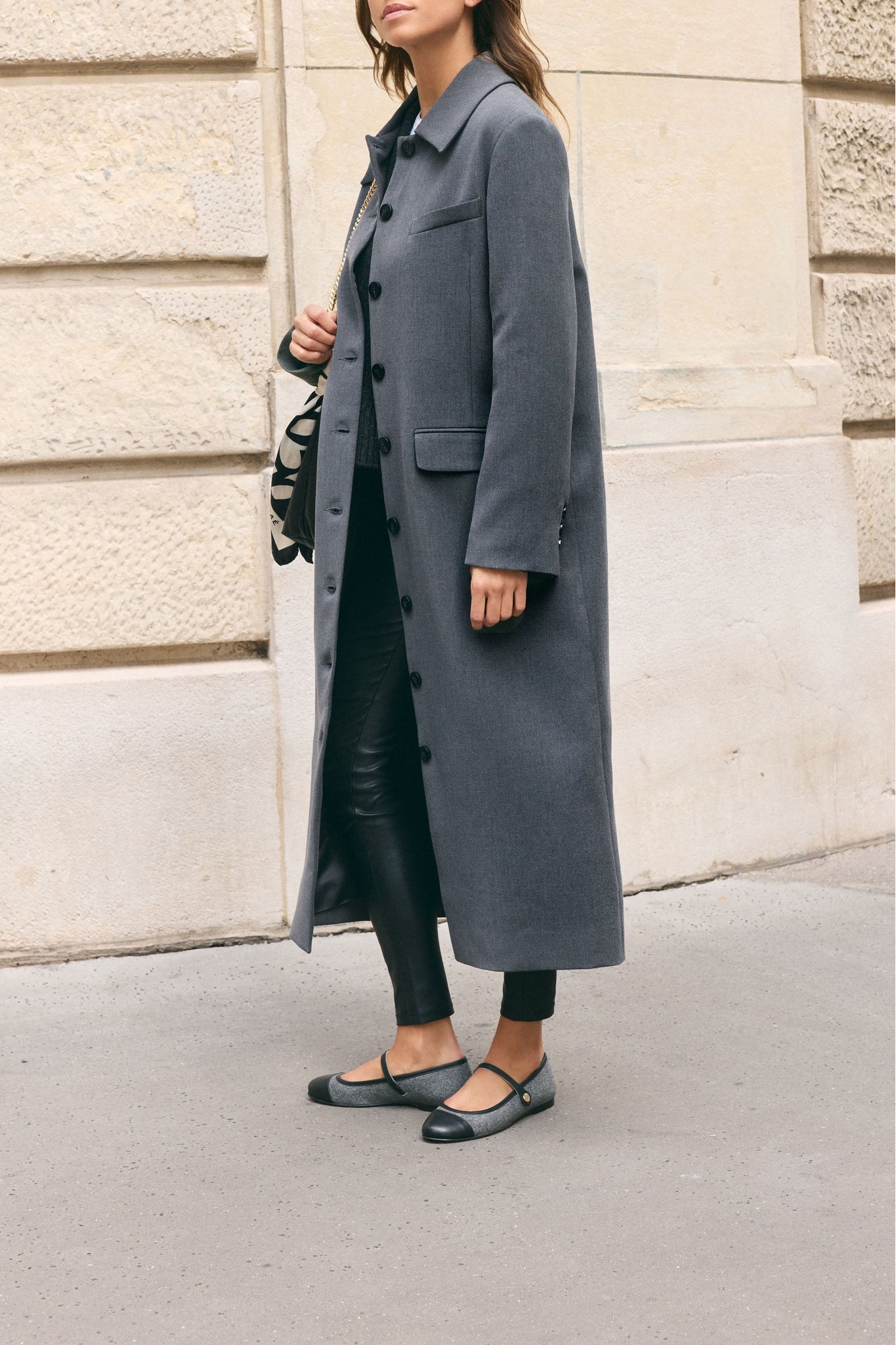 Manteau Le Jourdan - Gris Moyen