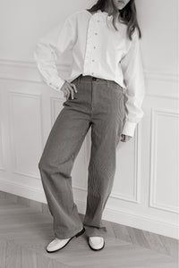 Le Mondrian denim trousers - Navy blue