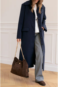 Le Mondrian denim trousers - Navy blue