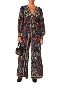 Pantalon Jardin avec bordure miroir - Noir