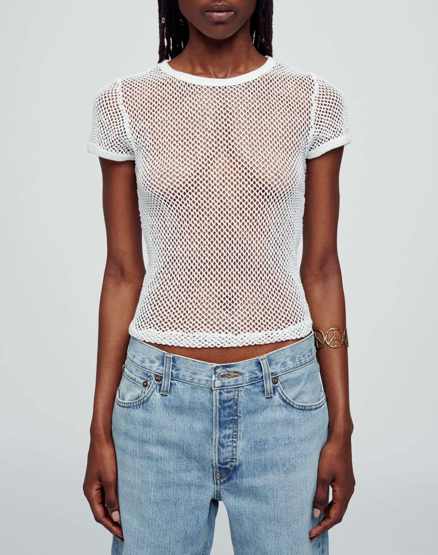 Swedish Net Baby T-shirt - White