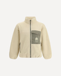 Casual Fleece Jacket - Ecru