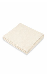 Ivory / Couverture Nyja en cachemire - Ivory