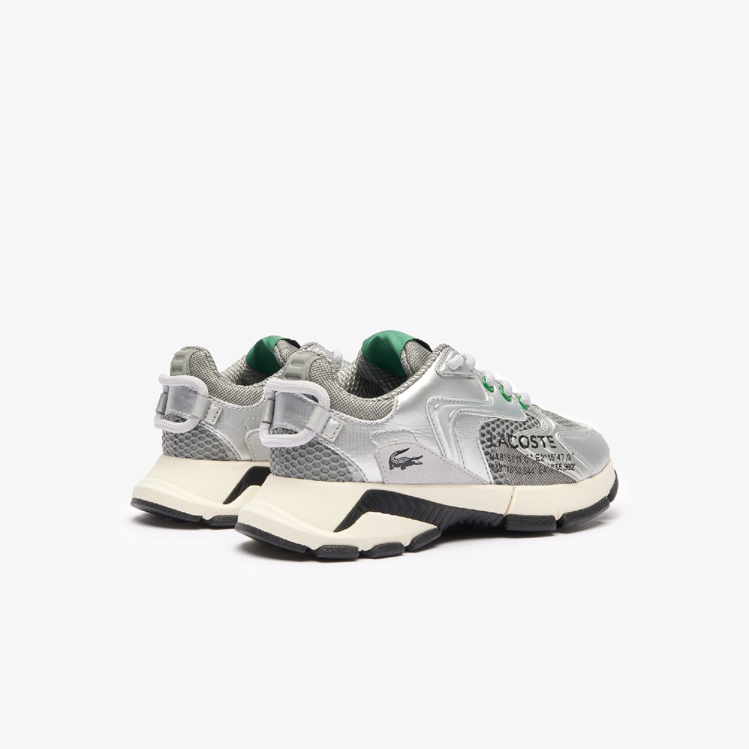 Sneakers L003 Neo en cuir - Grey & Silver