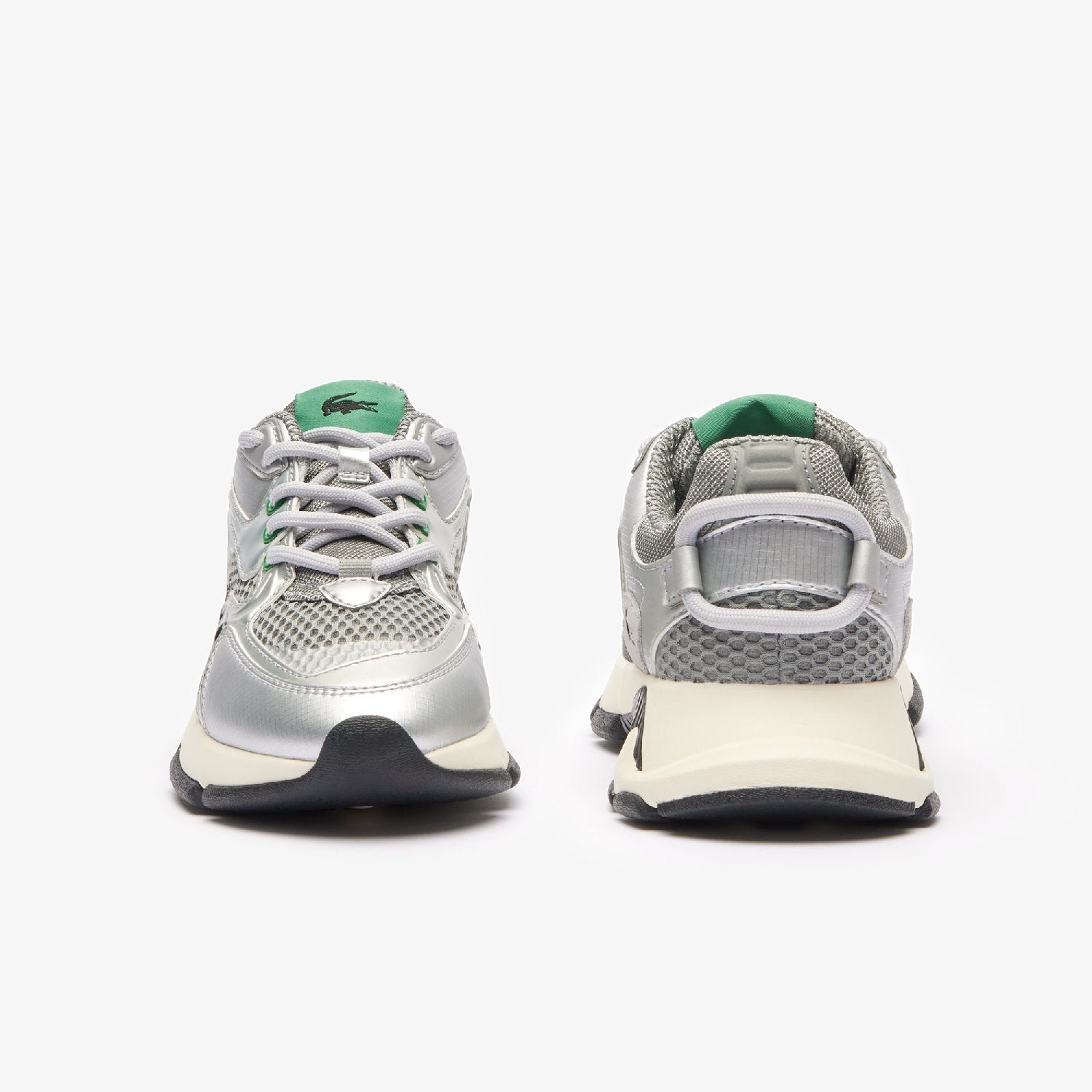 Sneakers L003 Neo en cuir - Grey & Silver