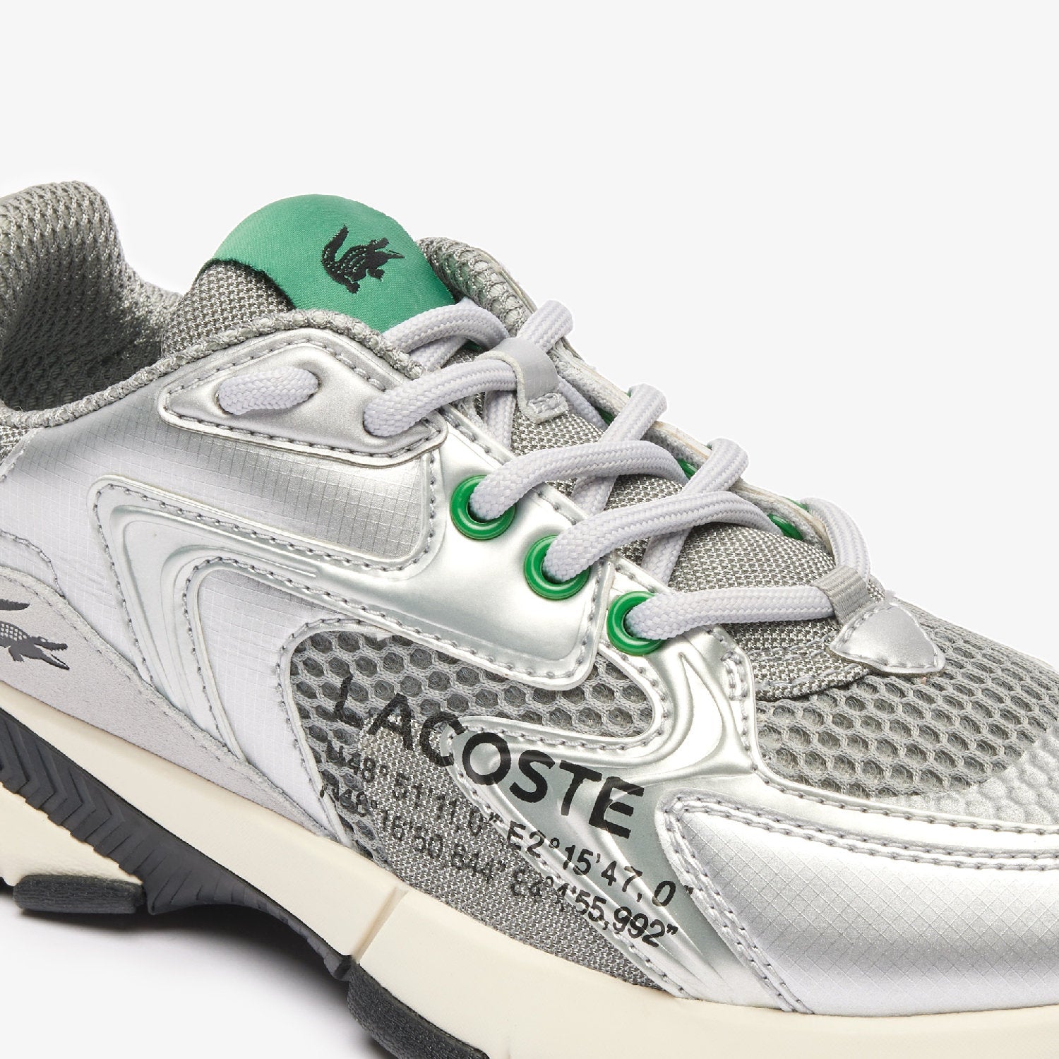 Sneakers L003 Neo en cuir - Grey & Silver