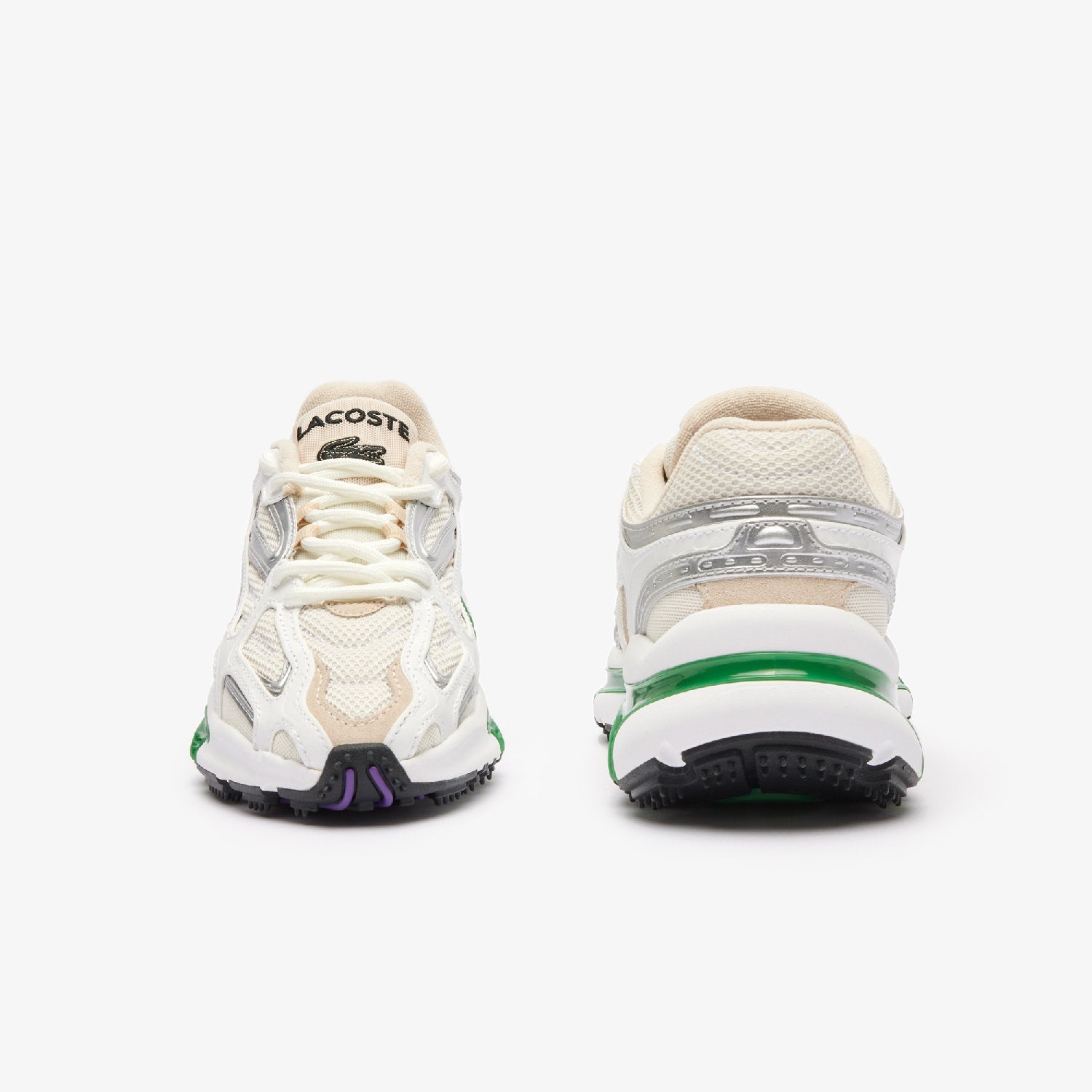 Sneakers L003 2K24 en cuir - White & Green